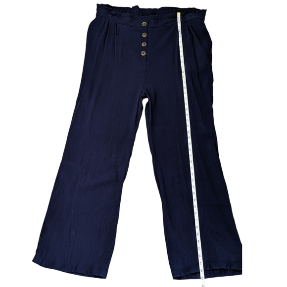 Perch Women's Pants Size 2XL Navy Blue - Picture 3 of 8